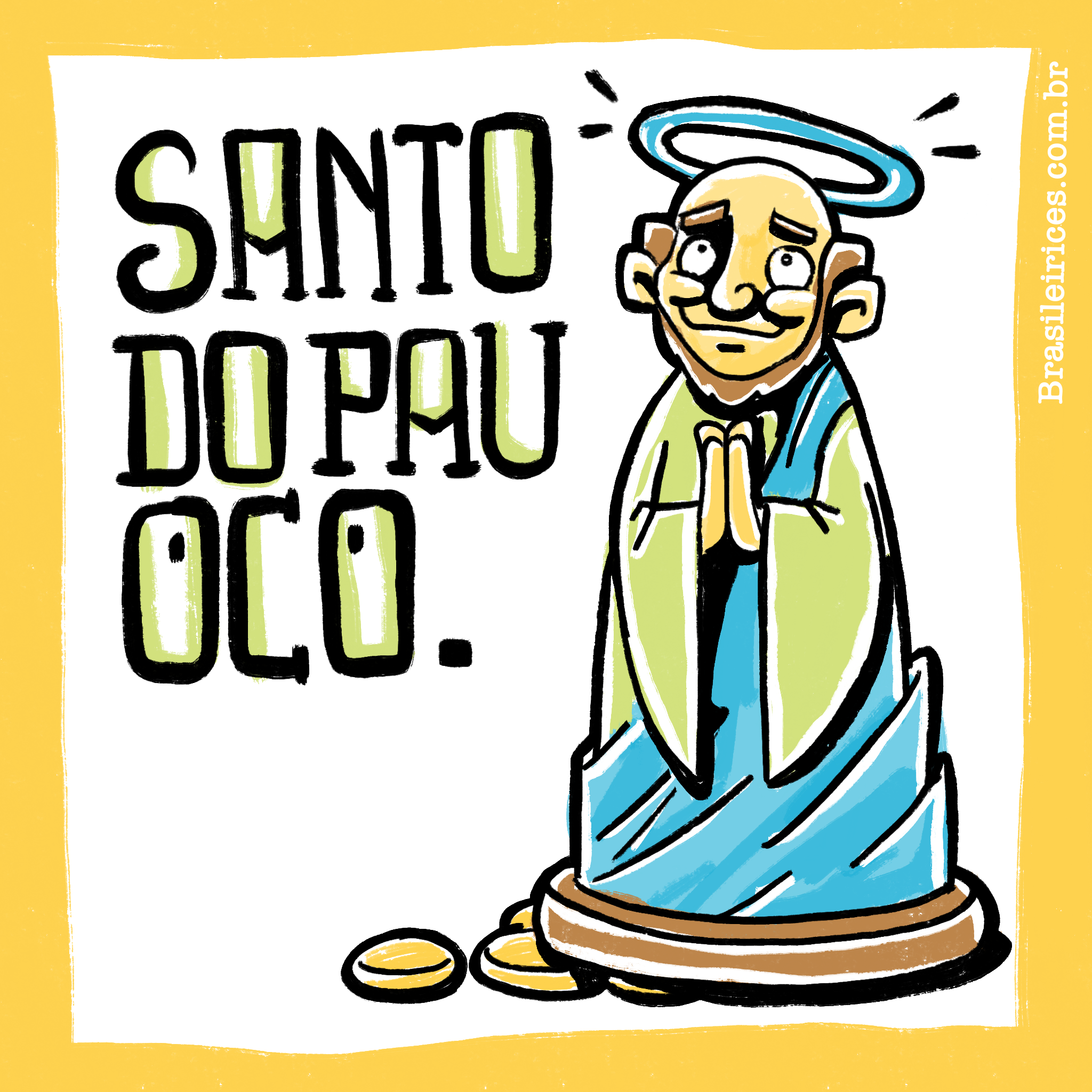 Santo do pau oco