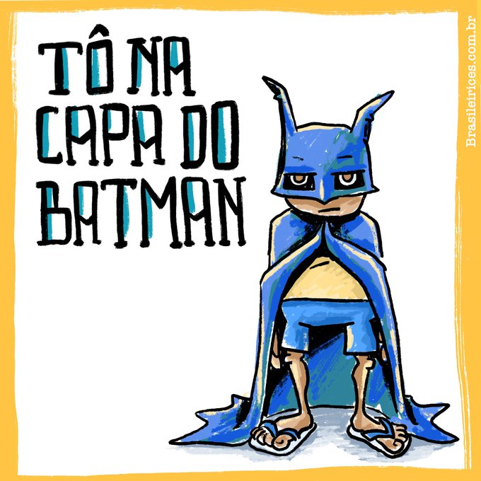 Tô na capa do Batman