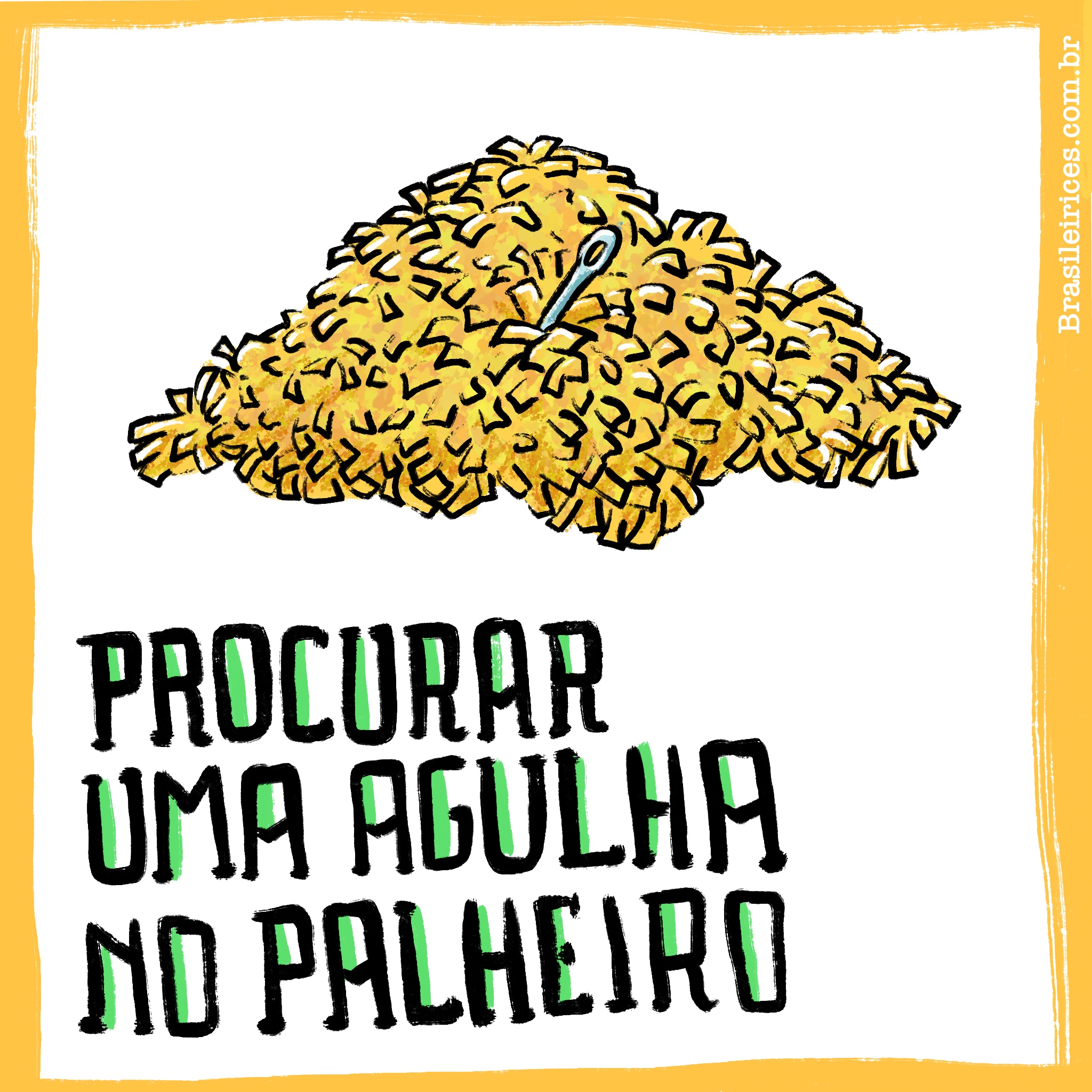 Procurar uma agulha no palheiro